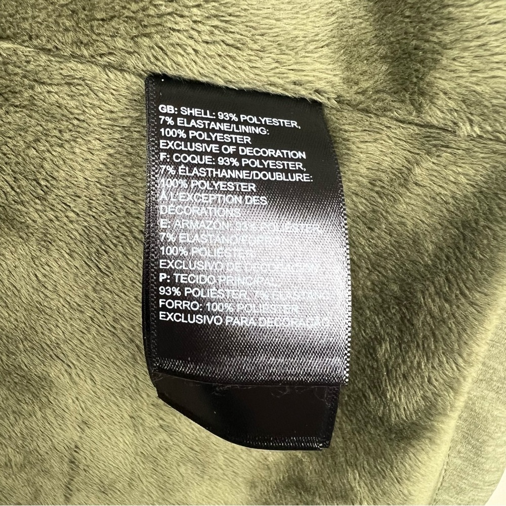 THE NORTH FACE Hooded Shelbe Raschel Parka Length Coat Olive Green Heather XS - Picture 5 of 7